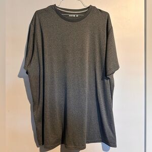 Men’s short sleeve charcoal gray Solaris active tee 4XB
